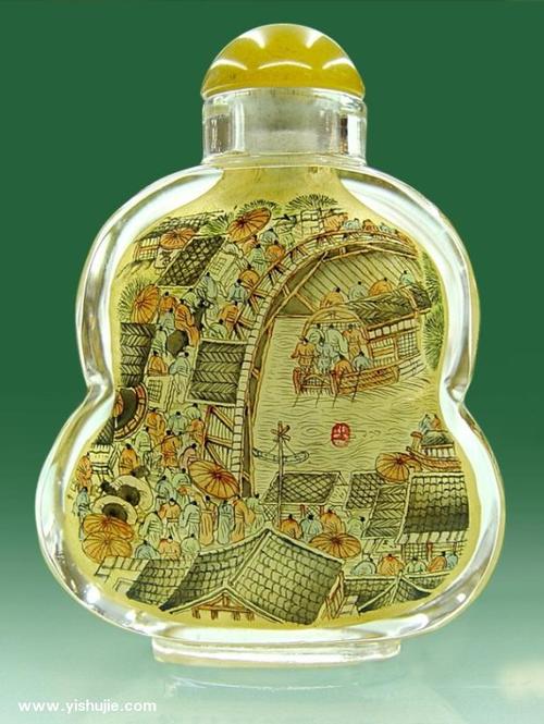 晶瓶内的画鬼斧神工堪称中国一绝
